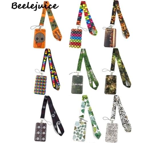 ID Holder Neck Strap Lanyard keychain Mobile Phone Strap ID Badge Holder Rope Key Chain Keyrings Accessories Gift Webbing Ribbon