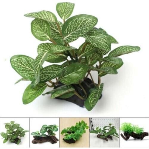 Simulation Artificial Fake Grass Turtle Fish Tank Plants Aquarium Aquatic Landscaping Decoration Ornament 1 PC