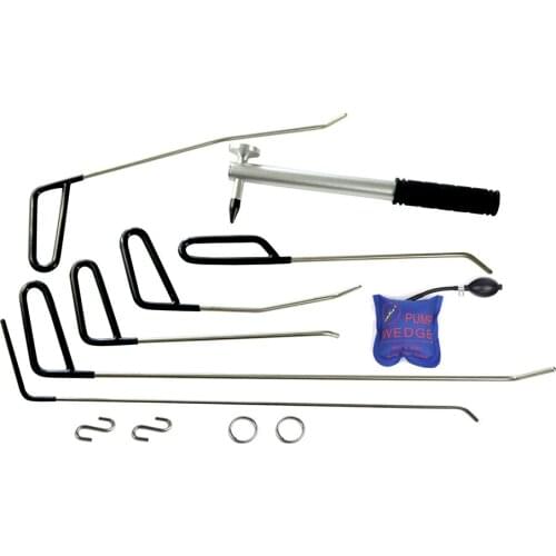 Rods Hook Tools Paintless Dent Repair Car Dent Removal Tool Kit 12pcs/lot