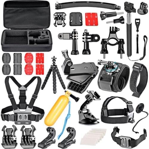 GloryStar 36-In-1 Sport Accessory Kit for GoPro Hero4 Session Hero3 3+ 4 5 6 7 SJ4000 5000 6000 7000 Xiaomi Yi in Outdoor Sports