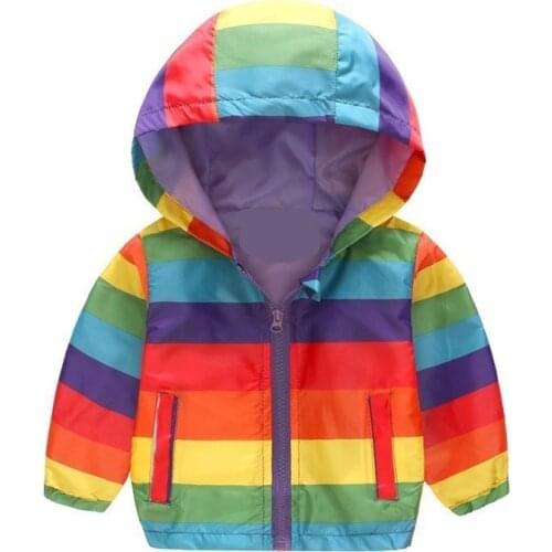 LILIGIRL 2-7 years Baby Girls Hooded Jackets Coat 2019 New Boys Cartoon Print Outwear for Kids Spring Sun Proof Tops Clothes