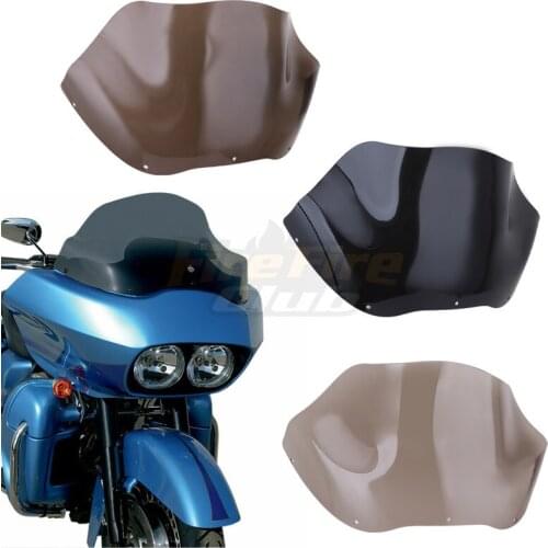 Motorcycle 13 Inch Windscreen Windscherm Windshield For Harley Electra Street Glide FLHX Touring CVO 1998-2013