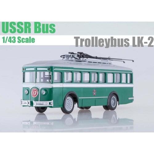 NEW Editions Collections EAC 1:43 Scale Bus Trolleybus LK-2 USSR car Diecast model for Collection