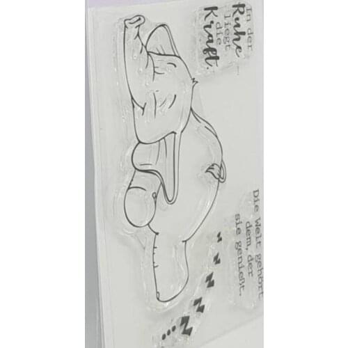 German Words Transparent Clear Stamps for DIY Scrapbooking/Card Making/Kids Christmas Fun Decoration Supplies ST0698