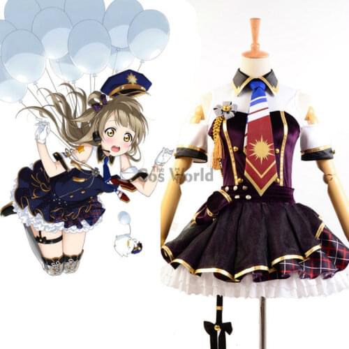 Clearance Love Live School Idol Project Minami Kotori Policewoman Uniform Dress Outfit Anime Cosplay Costumes