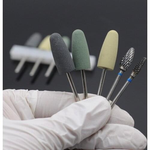 Dental Polishing Nail Drill Burs Item Resin Base Acrylic Polisher Rotary Dentistry Clinic Lab Tools Supplies