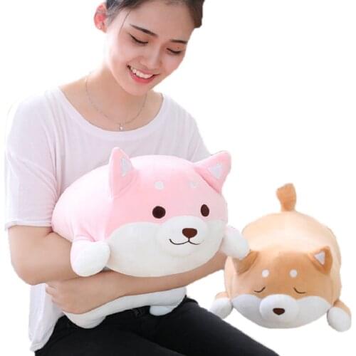 Super Soft Fat Shiba Inu Dog Plush Toy Stuffed animal Animal Cartoon Pillow Lovely Gift for Kid Baby Children Good Quality