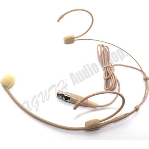 Ear Hanging Headset Headworn Microphone Dynamic Cardioid Mic for AKG Samson Wireless Body-Pack Transmitter Stage Performance