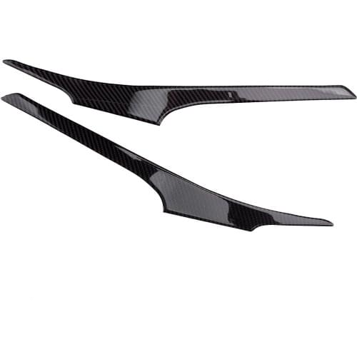 2Pcs/Set Black Carbon Fiber Car Door Armrest Cover Trim Decoration Fit For Lexus IS250 IS300 IS350 2014 2015 2016 2017 2018