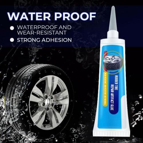 30ml Tire Repair Adhesive Automobile Tire Repair Side Hard Injury Tire Filling Adhesive Super Glue Car Rubber Repair Dropship