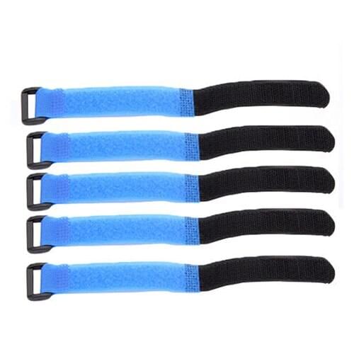 5 pcs 20cm Tie Down Strap LiPo Battery for 11.1 3S 2200 Trex 450 RC Helicopter