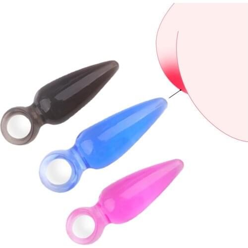 Anal Plug Male Masturbator Butt Plug with Ring Penis Sex Toys For Men Dildo Prostate Massager No Vibrator G-sport Stimulation