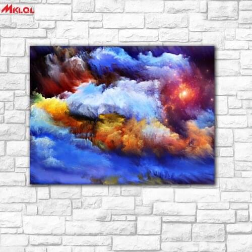 Large Art Storm surge Symphony painting Painting For Living Room Home Decoration Oil Painting On Canvas Wall Painting no fram
