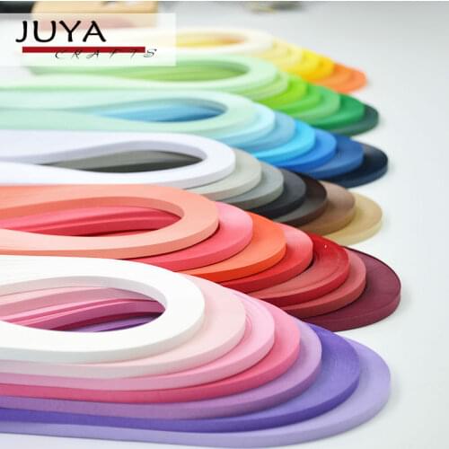JUYA Paper Quilling 42 Colors, 390mm Length, 3/5/7/10mm width, 4200 strips total DIY Paper Strip Handmade Crafts