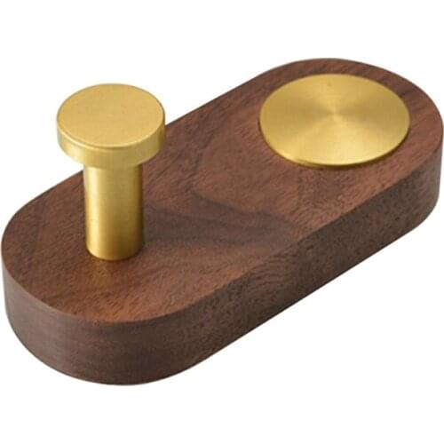 Punching Free Wood Wall Hook Hotel Household Shower Roomsimple Coat Hooks Wall Mounted For Bathroom Hanging Towels