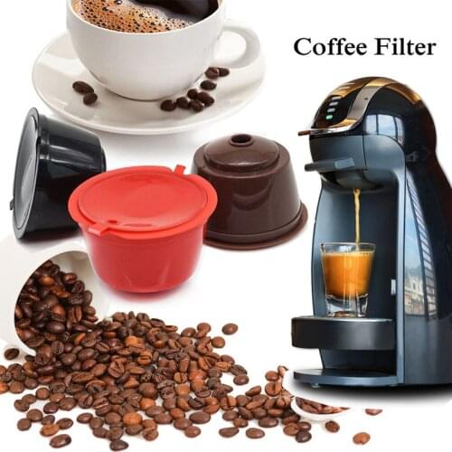 Reusable Coffee Capsule Filter Cup for Nescafe Dolce Gusto Refillable Caps Coffee Dripper Tea Baskets Kitchen Accessories