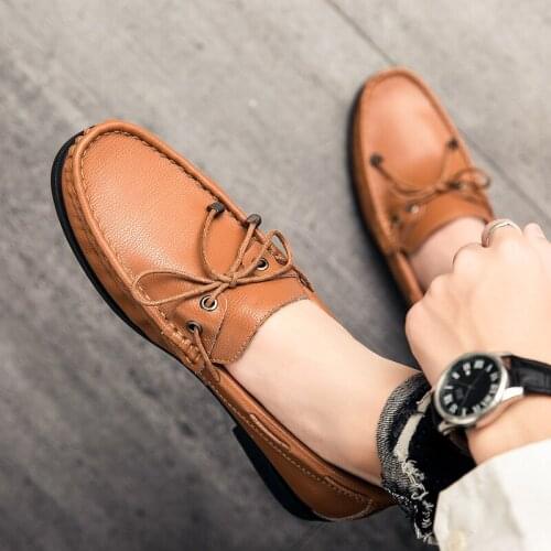 Men Shoes Breathable Shoes Men Classic Fashion Light Tide Mens Casual Mens Comfortable Business Leather