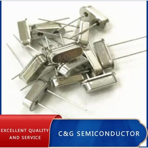 20pcs HC-49S 8M 8MHz 8 MHz Passive Quartz crystal resonator HC-49S 49s Crystal Oscillator New products and ROHS