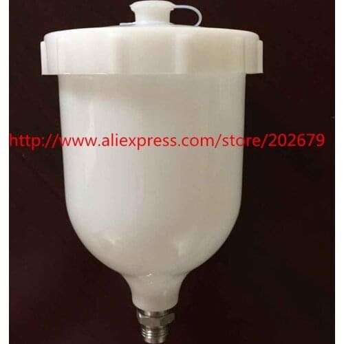 Professional 600ML Plastic Paint Pot For GFG Spray Gun Hopper For TT Spray Gun Pistola Accessories