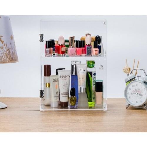 Transparent Makeup Organizer Storage Box Acrylic Make Up Organizer Cosmetic Storage Makeup Storage Organizer with Door