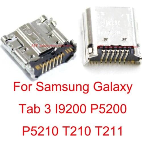 Micro USB Plug Charger Charging Port Connector Socket Repair Parts For Samsung Tab 3 7.0 T210 T211 T311I9200 I9205 P5200 P5210