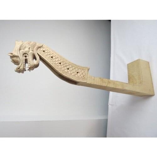 Carved 5 strings 4/4 cello neck dragon . carving dragon cello neck