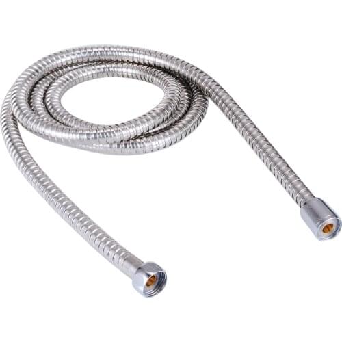 Flexible 2m Replacement Shower Hose Stainless Steel Bathroom Heater Water Head Pipe For High Water Pressure Systems