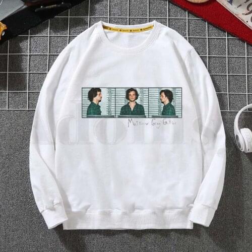 Spencer Reid Criminal Minds TV Series Fan Hoodies Sweatshirt Print Trend Mens Clothes Hip-Hop Male Crewneck Hoodies Men