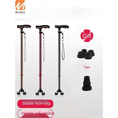 Walking Stick for the Elderly Non-Slip Walking Stick Cane Multi-Functional Mens Retractable Womens Lightweight Walking Aids