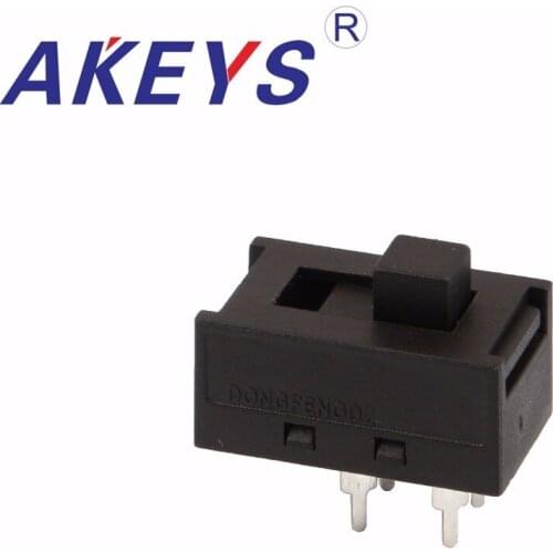 10PCS SS-22N02 High current toggle switch DIP 2 position 6 pin 230V-115V 2P2T slide switch SS-22N06
