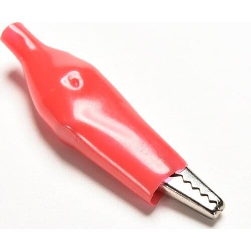 Alligator Clips 10pcs 44mm Electrical Test Crocodile Alligator Clip Clamps Jumper Helper Protective Insulation Cover