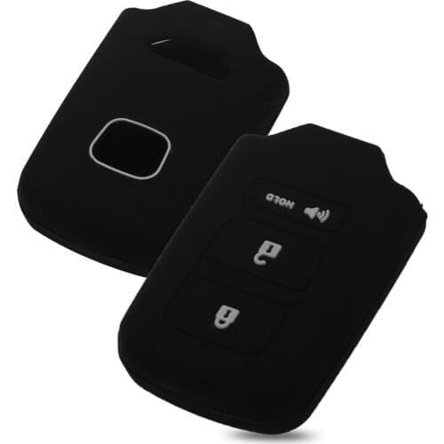 Bilchave 10pcs 3 Buttons Remote Silicone Car Key Shell Case Cover Fob For honda Vezel City Civic Jazz BRV BR-V HRV