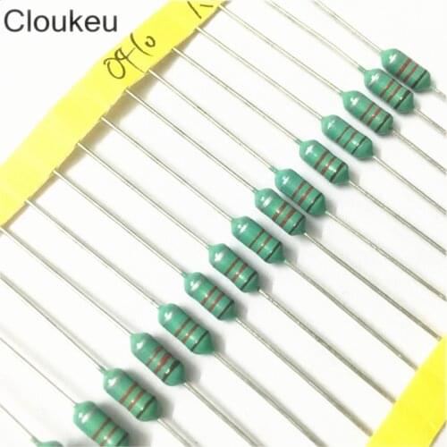 20Pcs 0410 1.2MH 122K Color Code Inductance Inductor 1/2w 1.2MH 122K 122