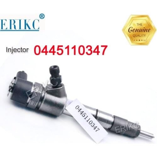 ERIKC Automotive Parts Fuel Injector 0445110347 Diesel Fuel Injector 0445 110 347 Common Rail Injection Parts 0 445 110 347