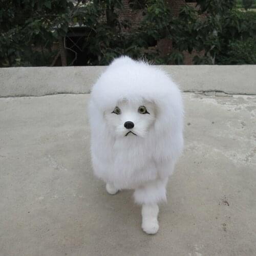Big simulation walking dog polyethylene & furs poodle dog model doll gift about 36x13x30cm 307
