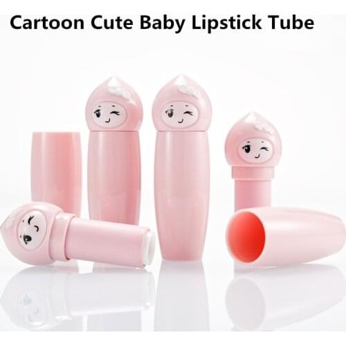 Diy Lipstick Tube Empty Tube Cartoon Cute Baby Lipstick Tube Housing Material Inner Diameter 12.1mm Lipstick Mold