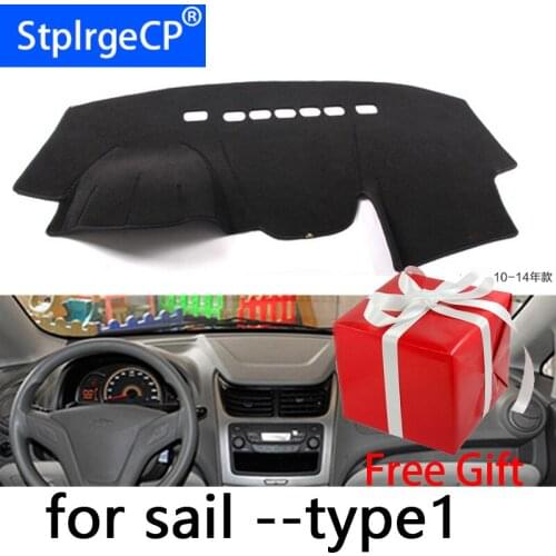For Chevrolet Sail 2010 2011 2012 - 2014 Car Styling Dash Mat Dashmat Dashboard Sticker Cover Sun Shade Dash Board Cover Carpet