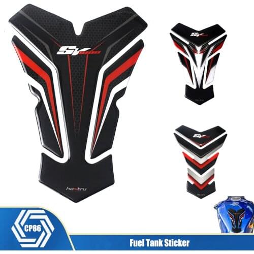 For SUZUKI SV1000 SV1000S SV 1000 Tankpad 3D Carbon Fiber Motorcycle Fuel Tank Pad Protection Sticker Fuel Tank Sticker