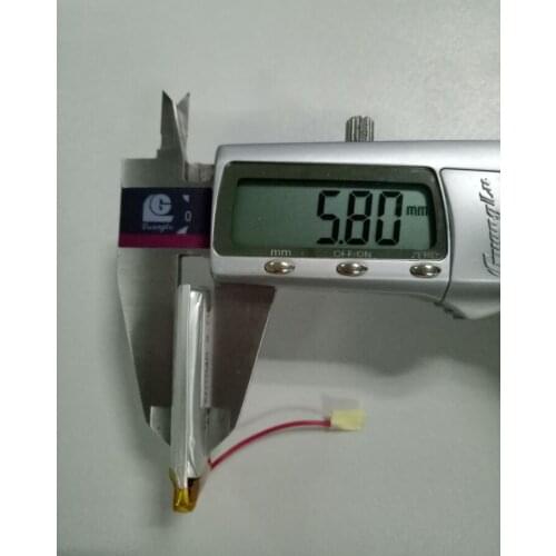 HJ polymer lithium battery 602040 LED shoe lamp built-in lithium battery factory direct sale HJ602040