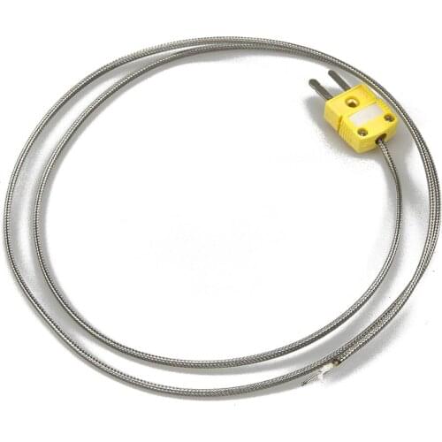 FTARW03 1m high temperature resistance metal screening cable wire head plug connection thermocouple temperature sensor