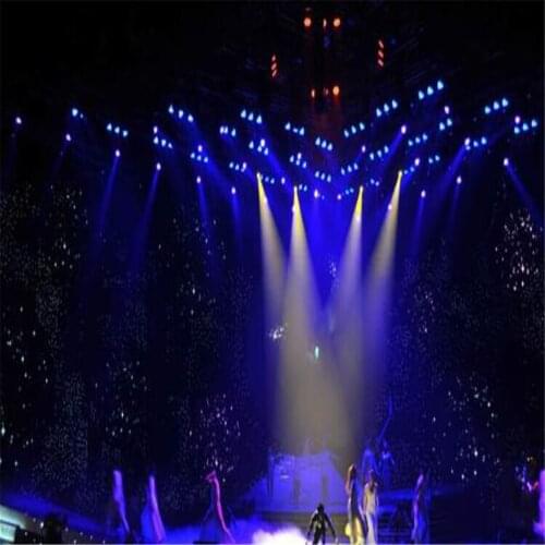 2021 New Fashion Blue - White Colors LED Star Curtain Wedding Backdrop Decoration Cloth With Controller Free Shipping