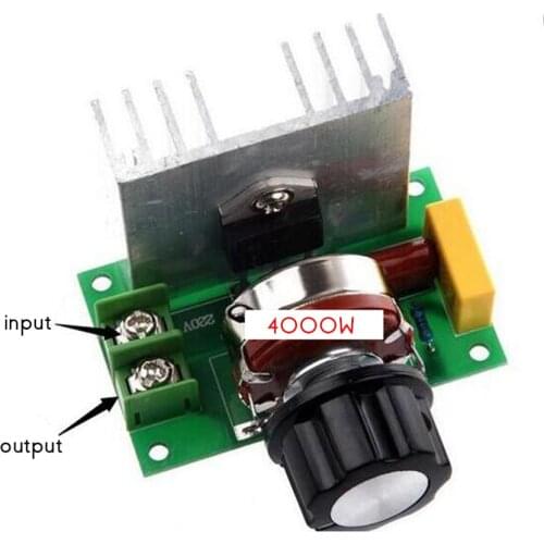 4000W AC Regulator High Power Thyristor Speed Regulation AC Controller High Temperature Resistant Fireproof FR4 Circuit Board