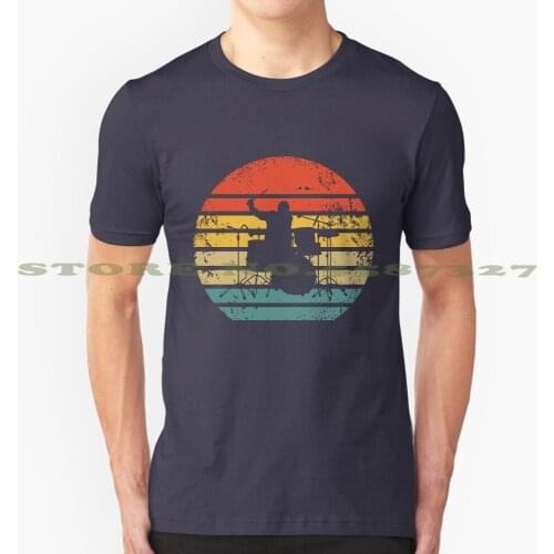 Retro Drum Player Gift I Vintage Drums Drumming Cool Design Trendy T-Shirt Tee Drummer Drums Drum Drumsticks Drumming Musician