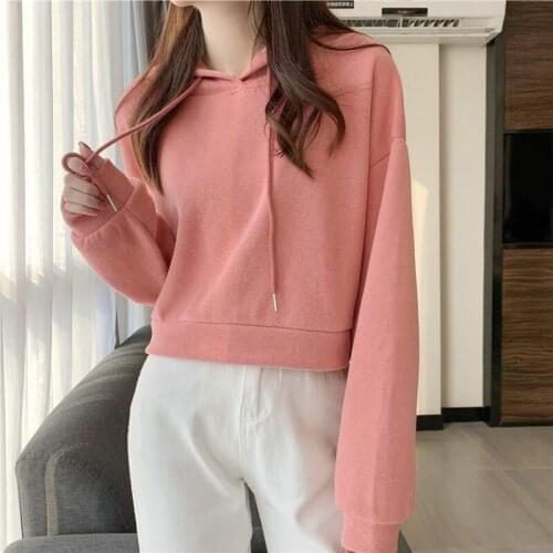 Женские короткие толстовки Rimocy China At AliExpress