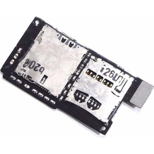 SIM and Micro SD Memory Card Reader Contact Holder Flex Cable Replacement Part For HTC One SV