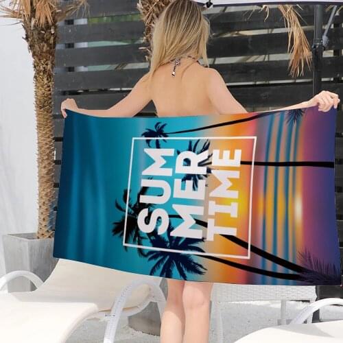 Camping Accessories Bigini CoverupQuicky-Dry Microfiber Bath Towel Beach Towel Fashion Ins Style Printed Towel Large Sport Towel