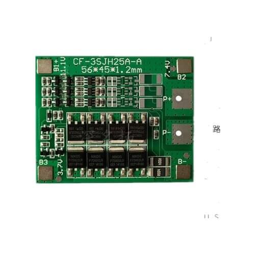 BMS 3S 25A Li-ion Lithium Battery Protection Board 3S Li-ion BMS for 18650 Battery Pack Battery Accessory