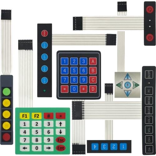 1*4 4*4 4*5 Matrix Array/Matrix Keyboard 16 Key Membrane Switch Keypad for arduino 1x4 4x4 4x5