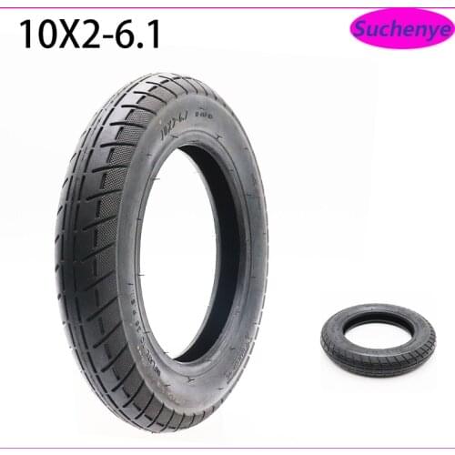 10 inch 10x2 Tyre Bike Heavy Duty 10 * 2-6.1 Inner Outer Tyre for Xiaomi Mijia M365 Electric Scooter Bike Tricycle Baby Stroller