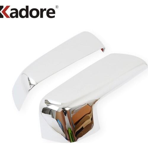 For Chevrolet Silverado 1500 2019 2020 Chrome Car Rear View Mirror Cover Rearview Mirror Trim Sticker Car Accessories 2PCS